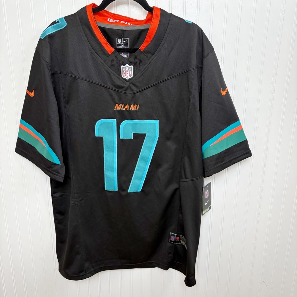 Nike Miami Dolphins Jaylen Waddle #17 2025 Rivalries Collection Jersey Medium